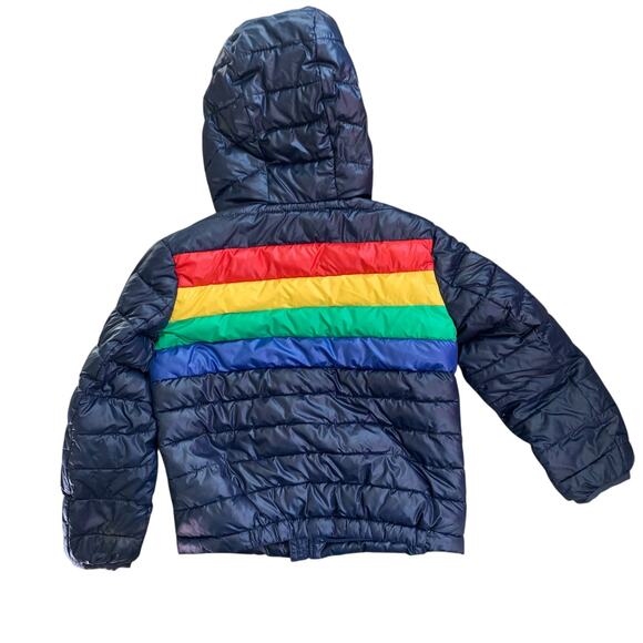 Primary Rainbow Puffer Jacket 4/5 Years - Picture 6 of 9